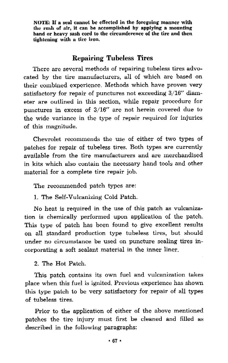1956 Chevrolet Trucks Operators Manual Page 38